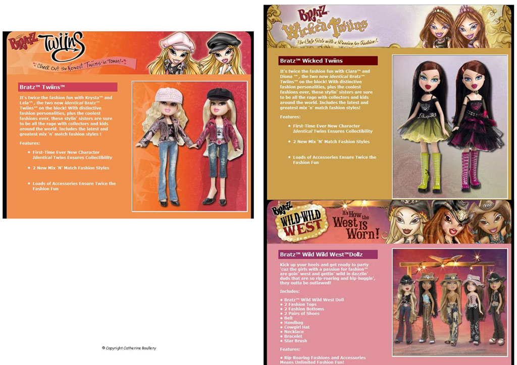 Bratz Catalogues